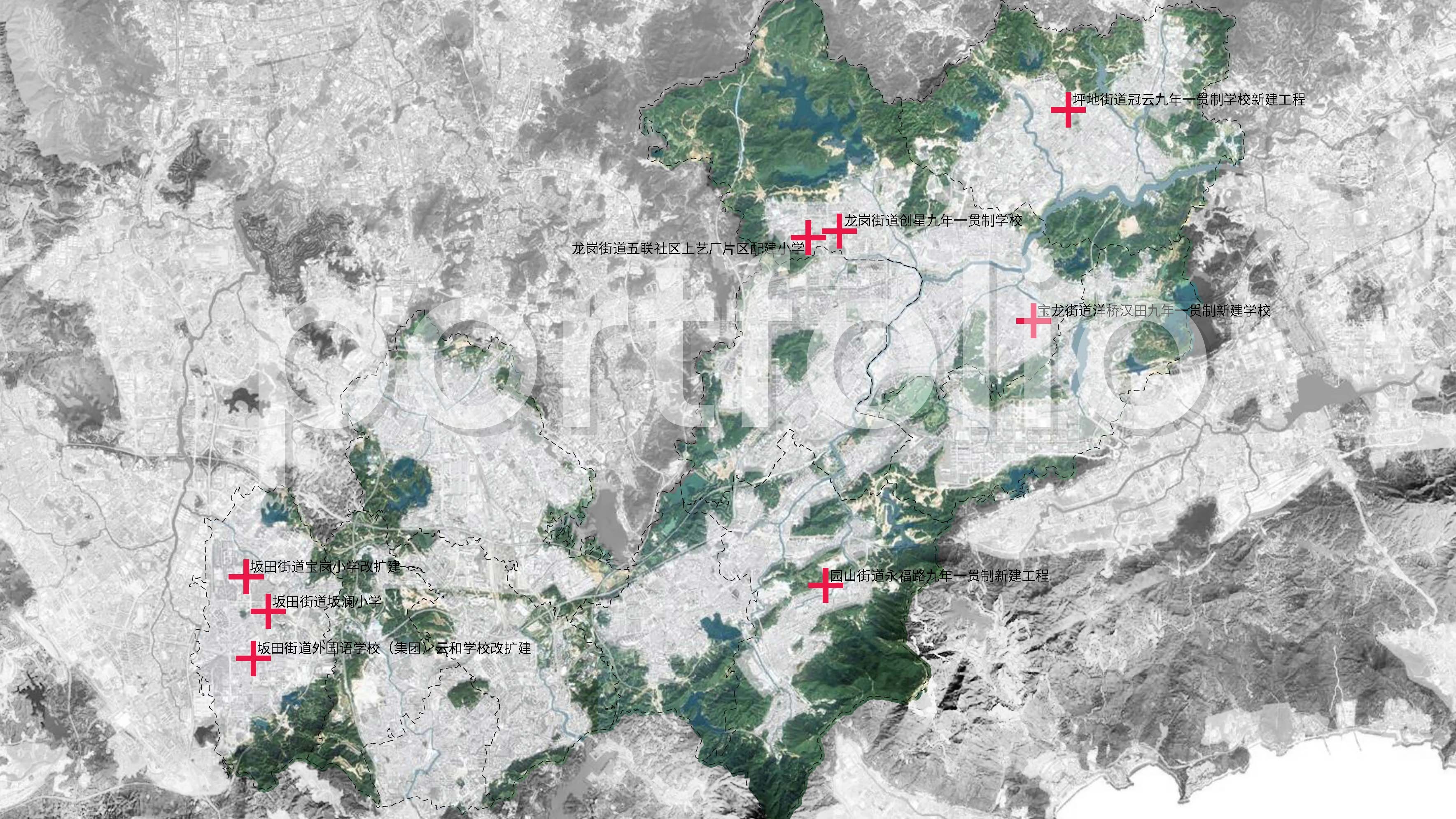 龙岗区2021~2023年度重点公共设施建设项目