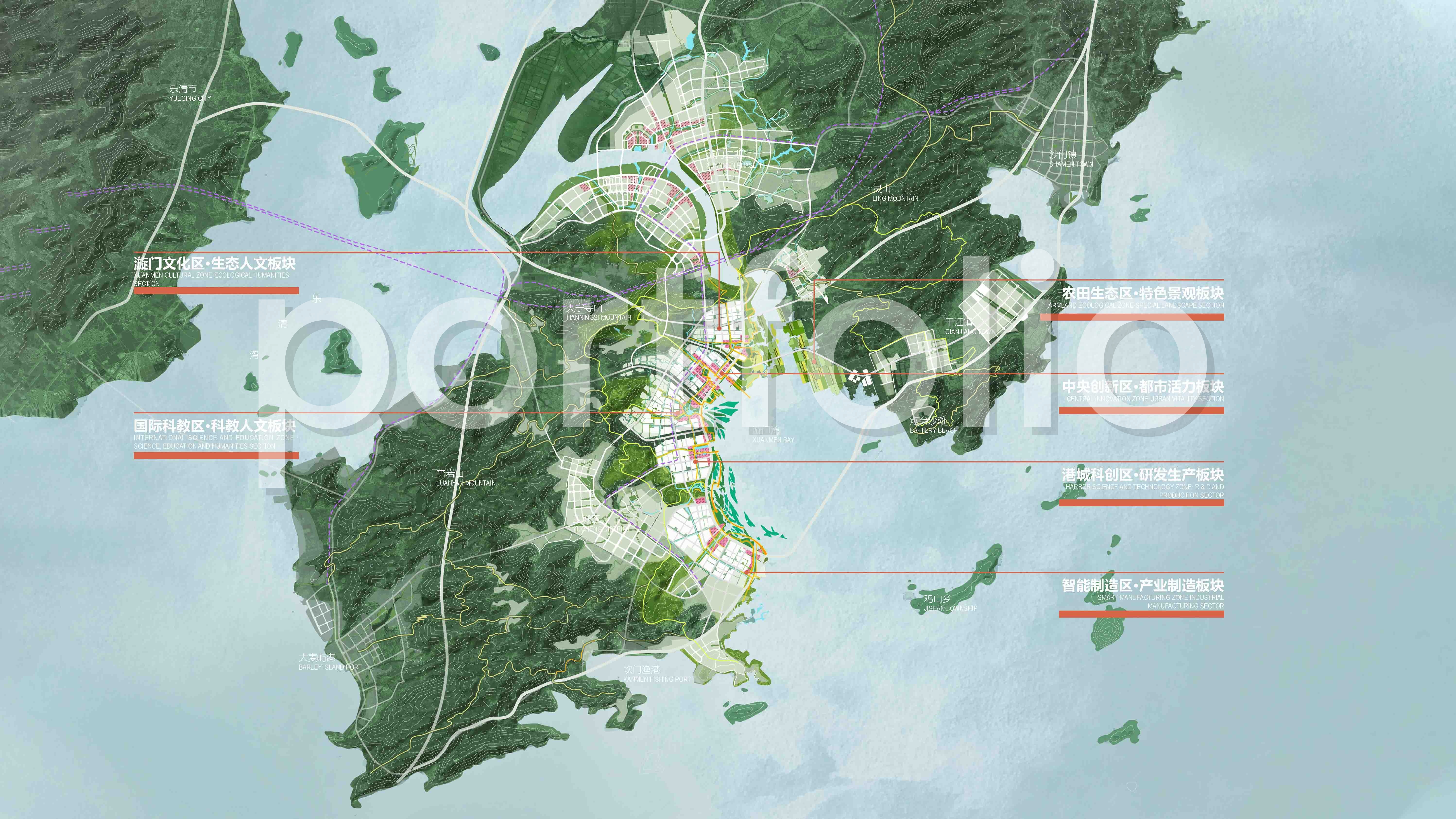 玉环市山海连城总体规划